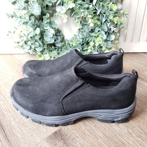 Zibu Sannie Women's Black Slip On Comfort Mocs Shoes Size 7.5W